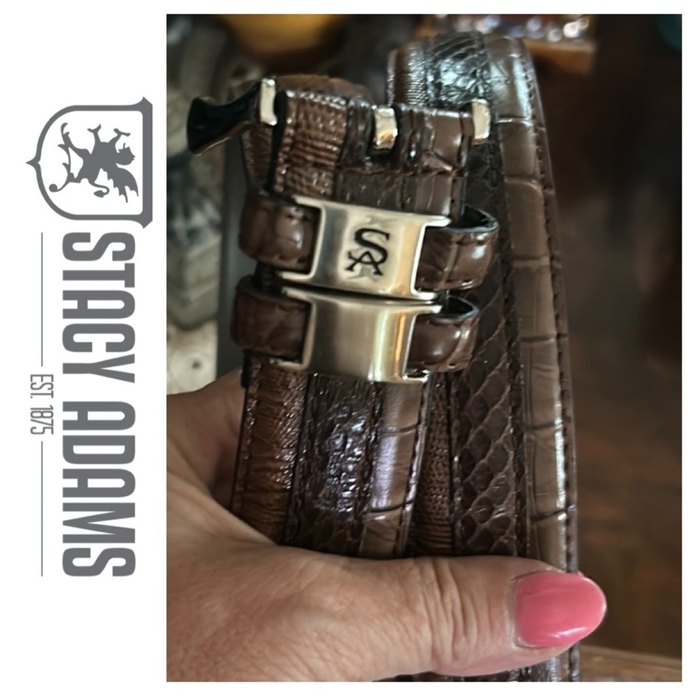 Vintage Brown Leather Belt
